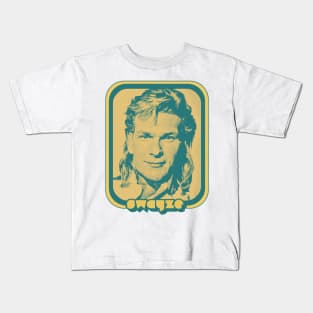 Patrick Swayze /// Retro 80s Fan Aesthetic Design Kids T-Shirt